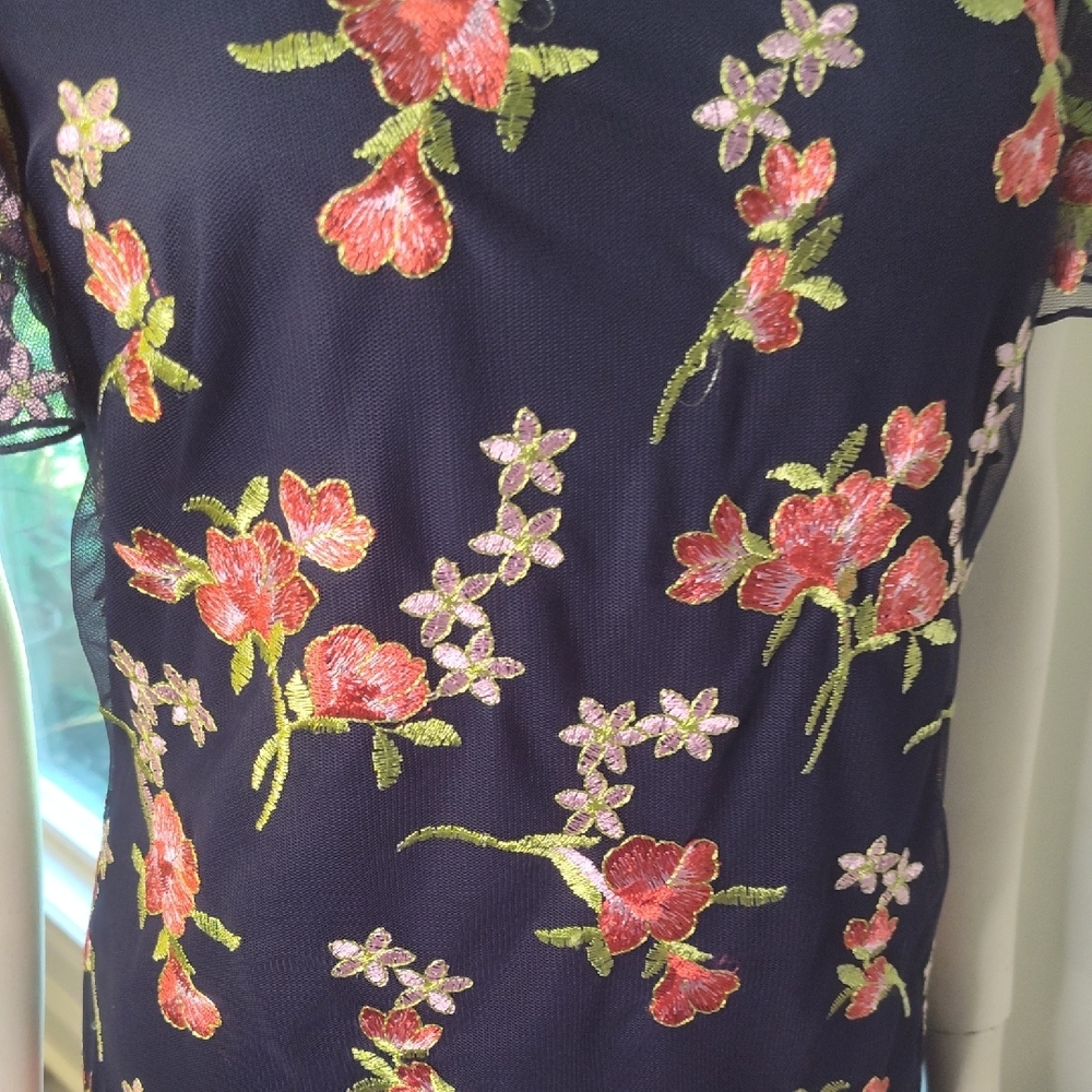 Jessica Howard Orange Flutter Sleeve Sheath Dress for Wedding Guest - Picture 7 of 13